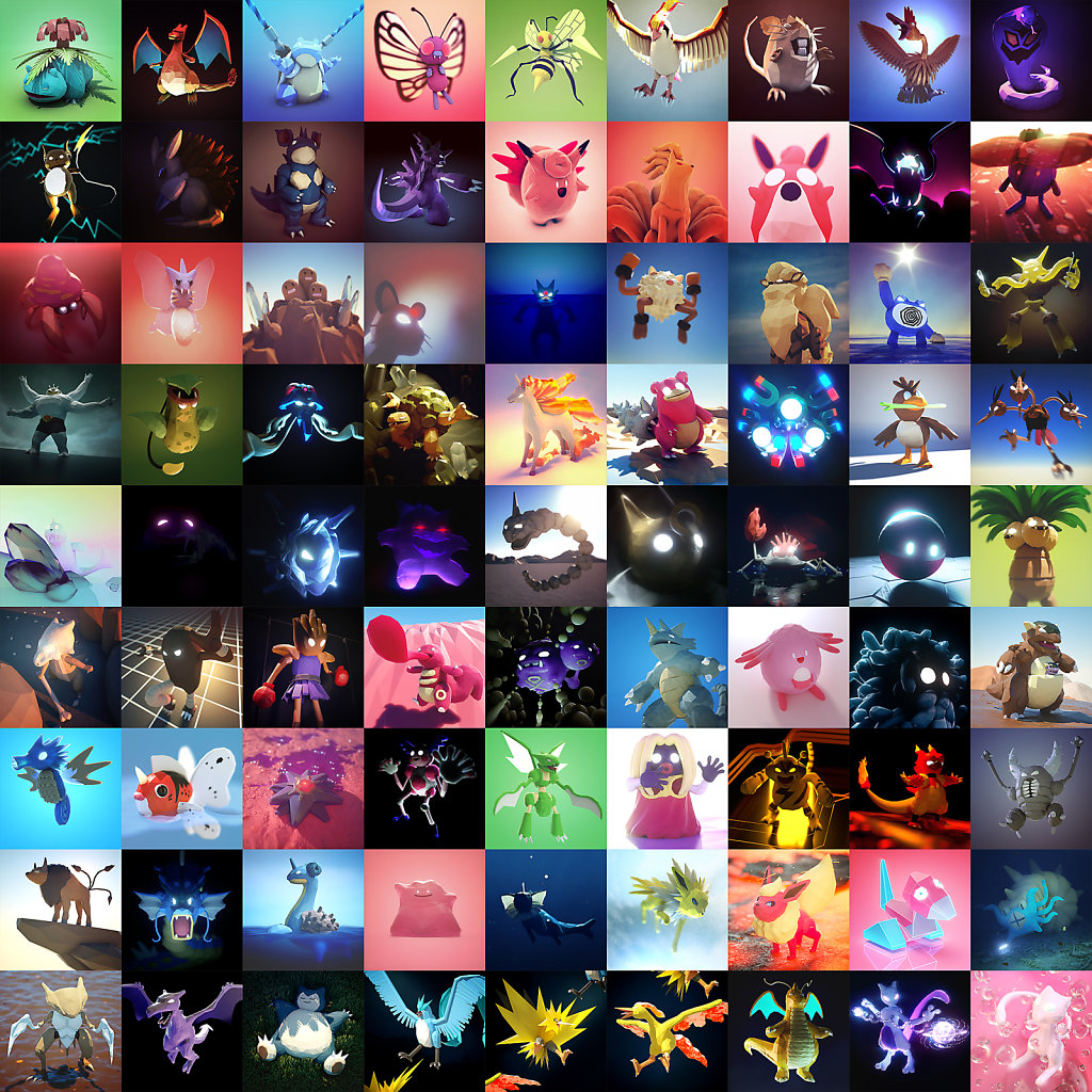 All Basic and Fully Evolved Pokemon from Generation I